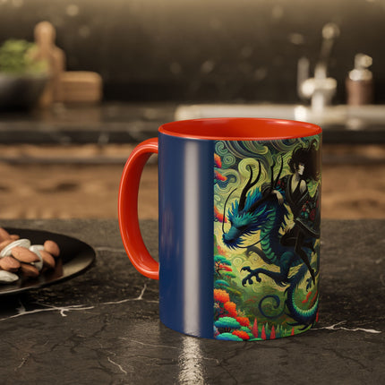 Mystic Guardian of the Sky Light Colorful Mugs (11oz, 15oz)