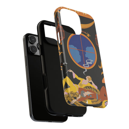Art Deco Lounge Phone Case – Opulent Smoke & Timeless Glamour