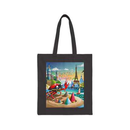 Crab Architect Cotton Canvas Tote Bag