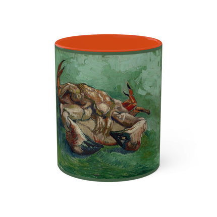 Crab on its Back by Vincent Van Gogh Colorful Mugs, 11oz