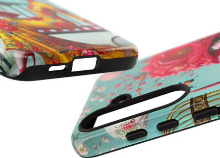 Reading In A Painted Garden Phone Cases