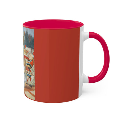 Off with her head! Off with— by Sir John Tenniel Colorful Mugs, 11oz