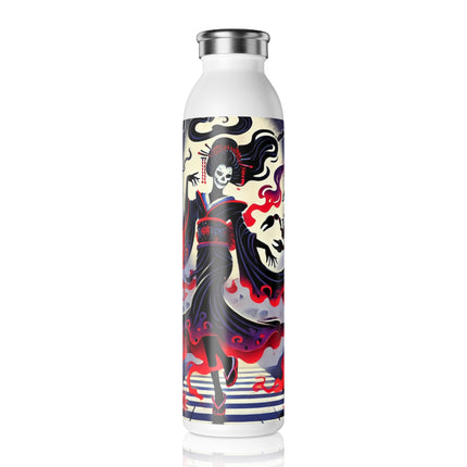 Halloween Sorceress Slim Water Bottle