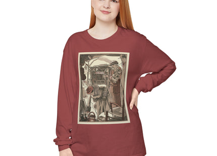 Bric-A-Brac by Fernand Siméon Garment-dyed Long Sleeve T-Shirt
