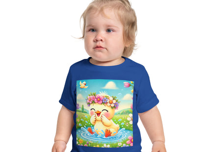 Springtime Splash Duckling Baby Short Sleeve T-Shirt