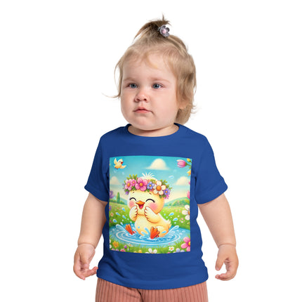 Springtime Splash Duckling Baby T-Shirt – Joyful Moments & Sunny Spring Days