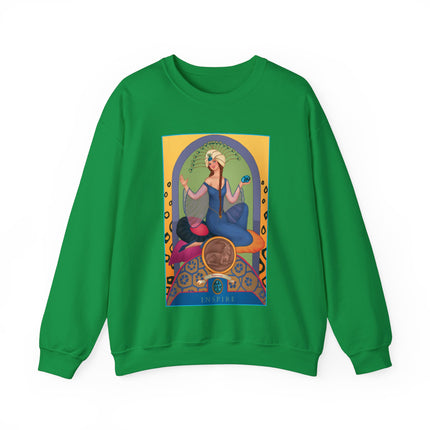 December & Tanzanite (from the Gem Series) by Sofia Chiostri Heavy Blend™ Crewneck Sweatshirt