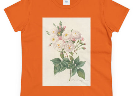 Rosa Noisettiana by Pierre Joseph Redouté Women's Midweight Cotton Tee