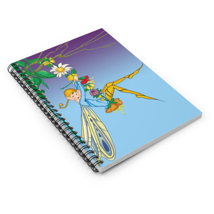 A Fairy's Delight Spiral Notebook - Ruled Line