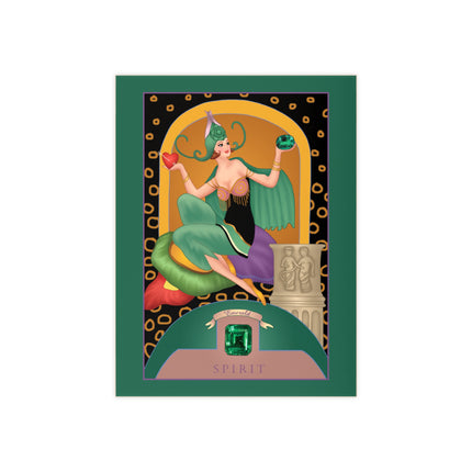 May & Emerald Ceramic Tile — Gem Series by Sofia Chiostri