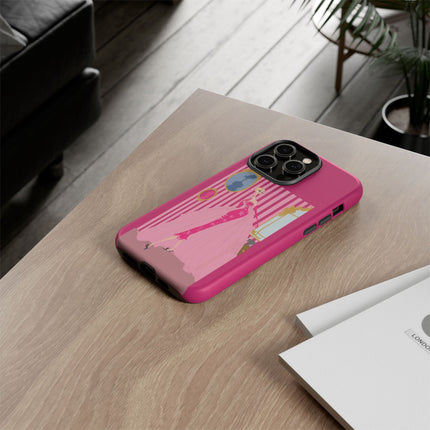 Lady in Pink Phone Case – Graceful Sophistication