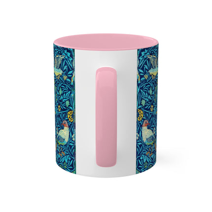 Bird by William Morris Colorful Mugs, 11oz