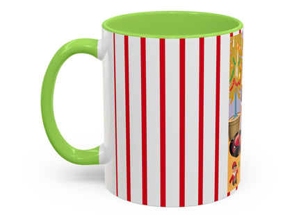 Art Deco Christmas Colorful Mugs (11oz, 15oz)