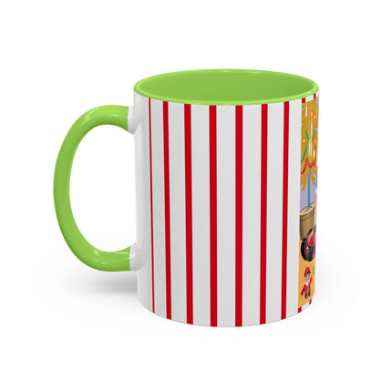 Art Deco Christmas Colorful Mugs (11oz, 15oz)