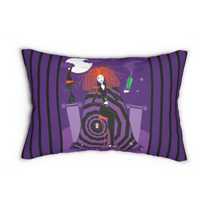 Mystic Elegance Spun Polyester Lumbar Pillow