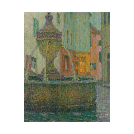 La Fontaine, Saint-Paul De Vence by Henri Le Sidaner Puzzle (110, 252, 500-Piece)