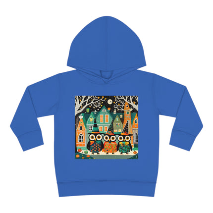 Night of the Trick-or-Treating Owlets Toddler Pullover Fleece Hoodie