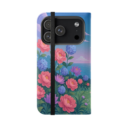 🌸🩰 The Garden Dancer Flip Case – Art Deco Floral Whimsy