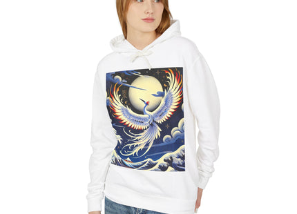 Majestic White Crane Hoodie