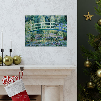 Water Lilies and Japanese Bridge by Claude Monet Matte Horizontal Posters