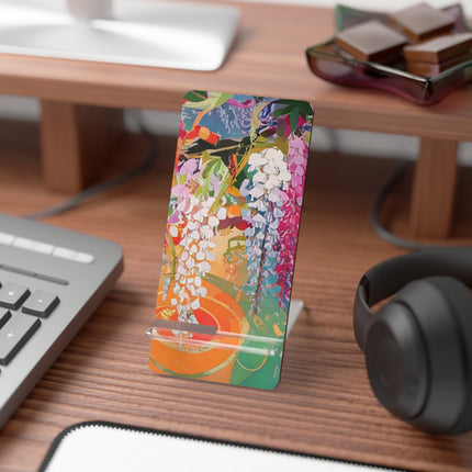 Golden Wisteria Elegance Mobile Display Stand for Smartphones