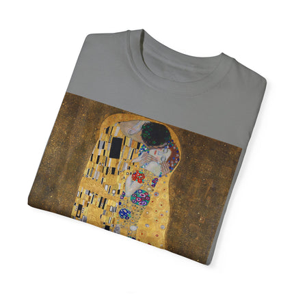The Kiss by Gustav Klimt Unisex Garment-Dyed T-shirt