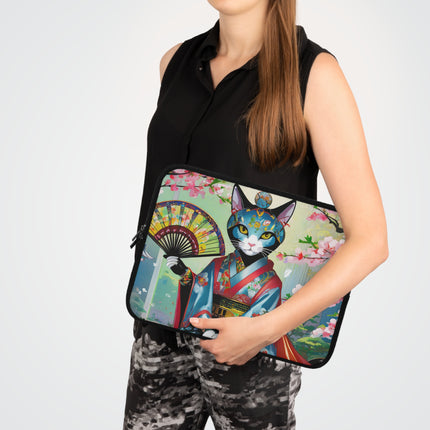 Cyberpunk Geisha Laptop Sleeve
