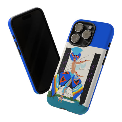 Exotic Dancer Phone Case – Vibrant Performance & Art Deco Flair