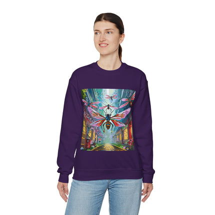 Neon Swarm Unisex Heavy Blend™ Crewneck Sweatshirt