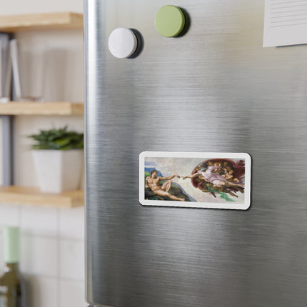 The Creation of Adam by Michelangelo Buonarroti Die-Cut Magnets (5 Sizes)