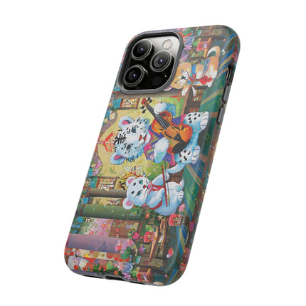 Melodies of the Snow Lion Cub Phone Cases