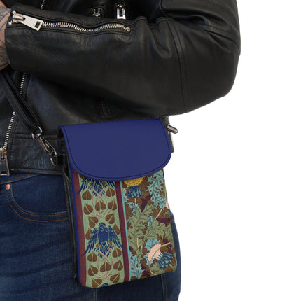 Crows, Cicadas and Thistles by Maurice Pillard Verneuil Small Cell Phone Wallet