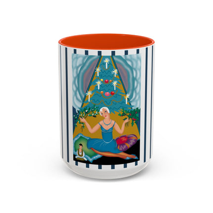 Art Deco Christmas Elegance Colorful Mugs (11oz, 15oz)
