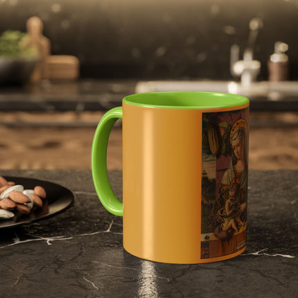 Madonna and Child by Carlo Crivelli Colorful Mugs (11oz, 15oz)