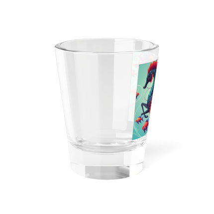 Mermaid & Sea Dragon Shot Glass – Ocean Guardian & Mythic Beauty