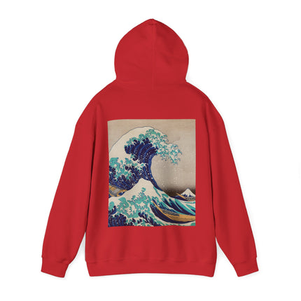 The Great Wave off Kanagawa by Katsushika Hokusai Heavy Blend™ Hooded Sweatshirt