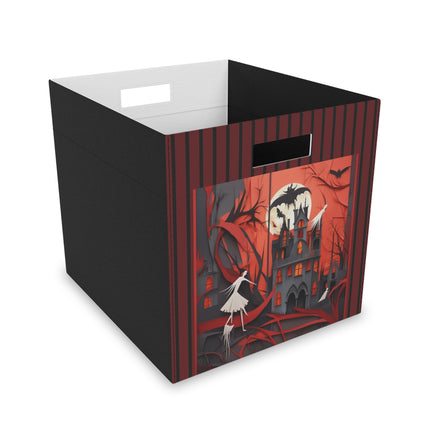 Halloween Night Scene Felt Storage Box
