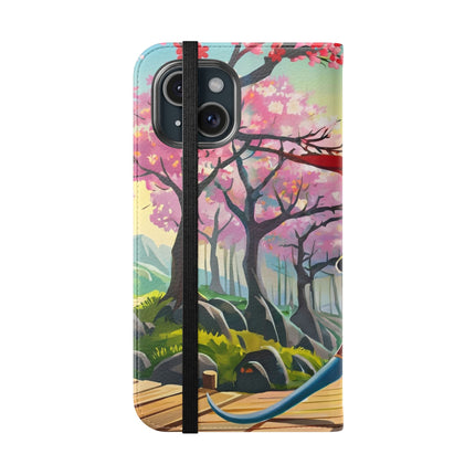 🐀⚔️ Cyber Samurai Rat Flip Case – Neon Discipline & Futuristic Skill