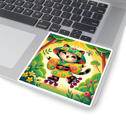 Firefly Dance on Wheels Kiss-Cut Stickers (4 Sizes)