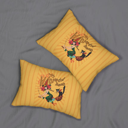 The Bewitching Ride Spun Polyester Lumbar Pillow