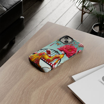 Reading In A Painted Garden Phone Cases