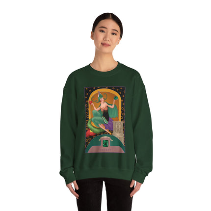 May & Emerald (from the Gem Series) by Sofia Chiostri Heavy Blend™ Crewneck Sweatshirt