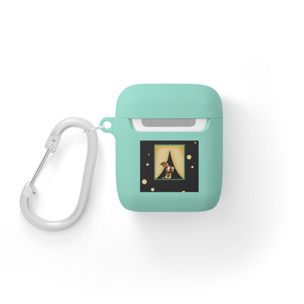 Playful Paws At The Window – Vintage Art AirPods Case