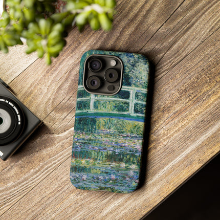 Water Lilies and Japanese Bridge by Claude Monet Phone Cases