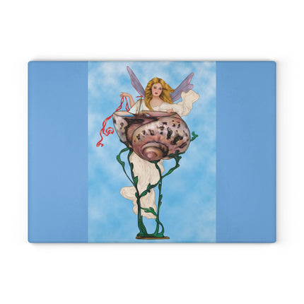 Enchanting Serenity Glass Cutting Board