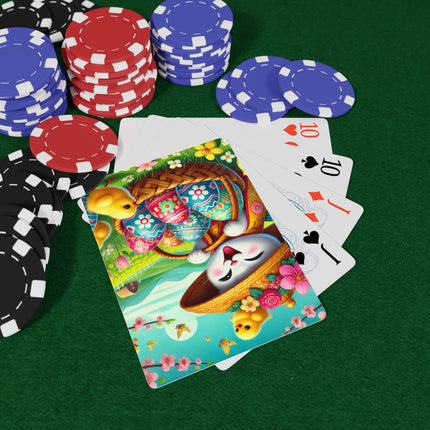Geisha Kitten’s Easter Delight Playing Cards