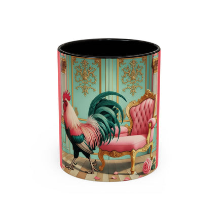 The Salon Rooster Colorful Mugs (11oz, 15oz)