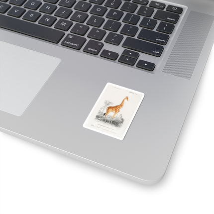 Giraffe by Charles Dessalines D' Orbigny Kiss-Cut Stickers (4 Sizes)