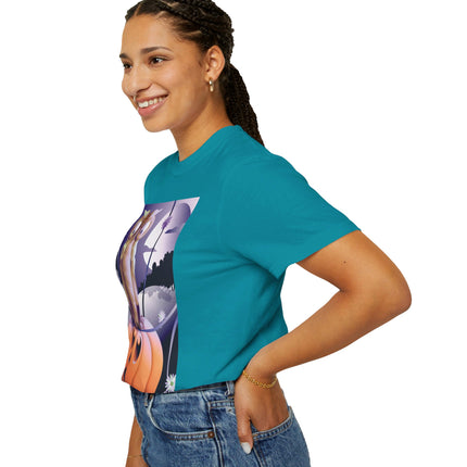 The Startled Pumpkin Unisex Garment-Dyed T-shirt