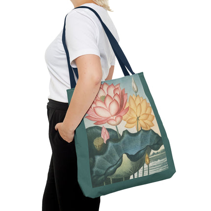 The Sacred Egyptian Lotus by Robert John Thornton Tote Bag (AOP)